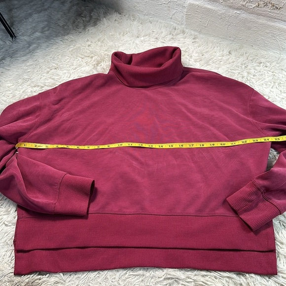 Lululemon Softstreme Turtleneck Pullover Pomegranate - Picture 2 of 8